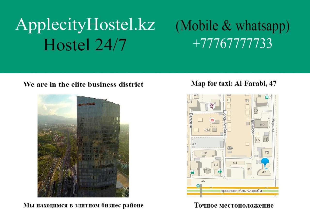 Apple City Hostel Almaty Luaran gambar